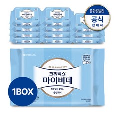 크리넥스 마이비데 클린케어 화장실용 물티슈 50매x12팩, 50개입, 12개