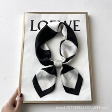 복복복 봄 가을 여성 사각 스카프 70 x 70cm