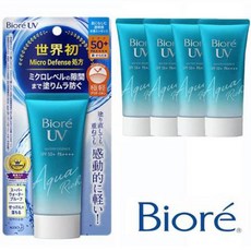 일본 비오레 UV 땀 방지 비오레 선크림 SPF50+ PA++++ 남녀 공용, 3개x50g, 50g