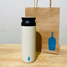 일본 블루보틀 텀블러 BLUEBOTTLE 스테인레스 보온병, 화이트, 1개