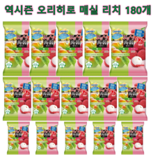 역시즌 오리히로 곤약젤리 매실 리치, 180개, 20g