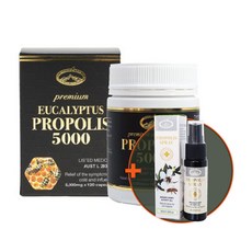 네이쳐스탑 프리미엄 유칼립투스 호주프로폴리스5000 120캡슐+구강스프레이35ml, 6통, 120캡슐