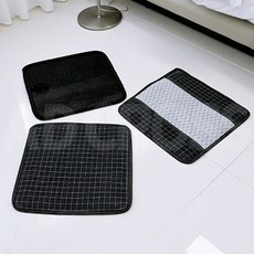 애드크로스 앉아 있어도 시원 엉땀없이 쾌적함 더쎈 3D 에어메쉬 쿨 방석 통풍방석 쿨링방석 사무실 자동차 차량용 가정용 쿨방석 체크 은사체크 4D