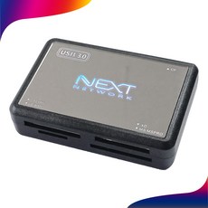 넥스트 NEXT 9703U3 USB 3.0 올인원 카드리더기 Mirror 디자인 CF/SD/SDHC/MicroSD/MSPRO/MD/MMC