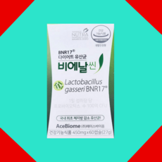 BNR17 유산균 다이어트 비에날씬 체지방감소 모유유래 450mg 60캡슐