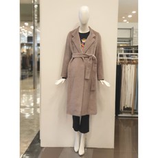 베스띠벨리 알파카 블렌드 벨티드 롱 코트 BF-H26900