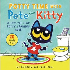 (영문도서) Potty Time with Pete the Kitty Board Books, HarperFestival