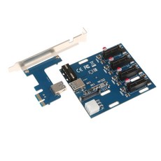 STKpci-e pci express 1x ~ 4x pci-e 4 포트 스위치 라이저 카드 어댑터 (btc 용)
