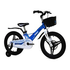 노블키즈 매그넘D 16인치 마그네슘 보조바퀴 아동용자전거, 블루 미조립