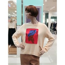 베네통 [베네통] W몰 컬러패치 울 니트 BAKP59961