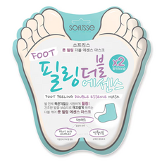 소프리스 풋 필링 더블 에센스 마스크 10매 발열케어 큐티클정, 1개