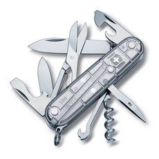 빅토리녹스 클라이머 맥가이버칼 실버 테크 14가지 기능 캠핑 멀티툴, Silvertech, Single Item