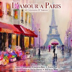 [LP] 샹송 명곡 모음집 (L'amour a Paris) [LP] : 세르쥬 갱스부르 자크 브렐 에디트 피아프 이브 몽땅 레오 페레 외 - 7080lp