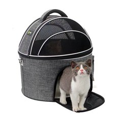 돔형 강아지 고양이 강아지용 펫 애완견 애견 반려견 산책 이동 가방, C 