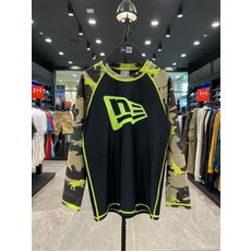 뉴에라 키즈 수영복 11863688 AP KDS NE LOGO RASHGUARD ORANGE(2533569)