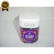 Olly 올리 면역 수면 + 엘더베리 - 미드나잇 베리 36 젤리, 1개, 36정