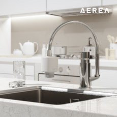 [AEREA OVERSINK] 5중압축필터 시공없는 에리아 오버싱크 3세대 초소형 정수기, 코브라형 2년패키지 [본품+필터 8et]