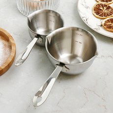  120/200ml 304 스테인레스 스틸 측정 숟가락 베이킹 도구 더블 전환 노즐 커피 특종 측정 컵 주방 액세서리 계량스푼, 200ml 