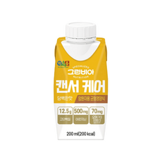 그린비아 캔서케어 담백한맛 200ml x 72팩, 72개