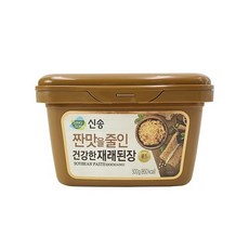 신송 짠맛을 줄인 건강한 재래된장(500g), 500g, 1개