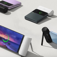 밸류엠 아이폰 호환 8핀 5000mAh 미니 도킹 보조배터리 휴대용 포켓사이즈 스탠딩 거치대, C타입 블랙