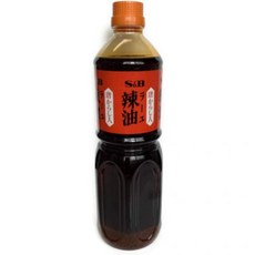 일본 S&B 에스앤비 고추기름 칠리오일 라유 920g 487726, 1개