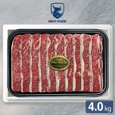 [미트가이드] 호주산 LA갈비 꽃갈비 선물세트 4.0kg 스티어 등급, 1개