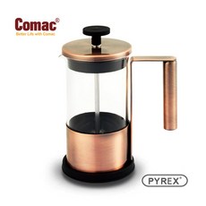 [코맥] Comac 브라이트 앤틱커피티메이커 600ml-P6 [프렌치프레스/커피프레스/우유, 상세 설명 참조