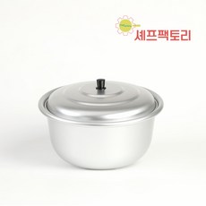 셰프팩토리 새마을냄비 새마을솥 가정용 업소용 대형솥 양은솥, 18cm, 1개