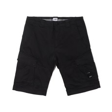 [빠른배송] CP COMPANY CP컴퍼니 23 Stretch Sateen Cargo Shorts (14CMBE116A 005694G 999) (스트레치 새틴 렌즈 카고 반바지)