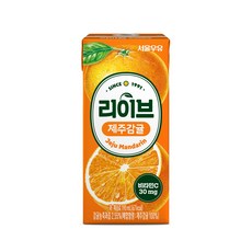 서울우유 리이브 감귤 주스 190ml, 24개