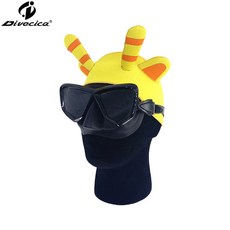 프리다이빙 헤어밴드 물놀이 캐릭터밴드 남여공용, 사슴(free)