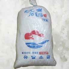[유달염전] 신안 소금 간수뺀 천일염 20kg 탈수 굵은 왕 소금 21년산 묵은소금, 1포대