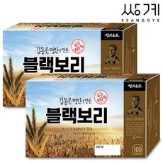 쌍계 명인 블랙보리차 100T, 120g, 100개입, 2개