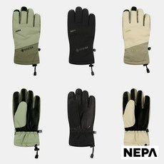 네파 23FW #공용 #천연염소가죽 #고어텍스 #방수 #방한 레비타 GTX 고어텍스 방수 장갑 7JF8114, 카키, 1개
