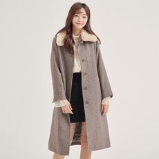 프렌치캣레드퍼장식코트q85dbc040