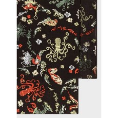 Paul Smith Rainbow Squid Scarf M2A-150M-K312-79-0 Black