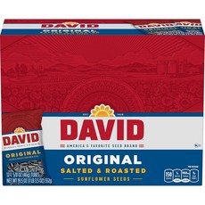 DAVID Seeds 간이 되어 있는 구운 해바라기 씨 46 g 1팩당 가격 표시 없는 12개 개별 포장, 1개