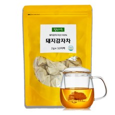 [용량2배 추가]힐링가득 국산 볶은 돼지감자차 티백, 2개, 50개입, 2g