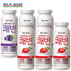 파스퇴르 쾌변 사과/포도 150ml(3입) x 5팩 혼합(사과2팩+포도3팩) 냉장무료배송/유산균음료/요구르트, (사과2팩+포도3팩), 혼합