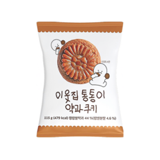 이웃집 통통이 약과쿠키 115g, 4개