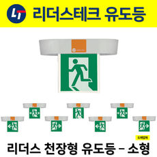 리더스 천장형 유도등 소형 단면 양면 무방향 좌방향 우방향 양방향 한방향, 4. 리더스 천장형 소형 유도등 단면 양방향, 1개, 혼합색상