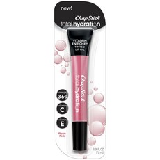 챕스틱 토탈 하이드레이션 비타민 인리치드 틴티드 립 오일 7.2ml, 1개, Warm Pink