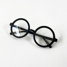 무광 유광 블랙 큰사이즈 동글이 뿔테 안경 대학생 귀여운 투명 검정색 안경테