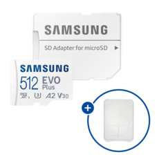 삼성전자 공식인증 정품 마이크로SD 카드 EVO PLUS MB-MC512KA/KR + SD카드 케이스, 512GB+SD카드 케이스