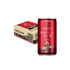 고베거류지 엄선 소재 일본 감귤 콜라 캔 185ml×20병 오키나와현산 시콰사 추출물 세토우치산 레몬 추출물 사용 크래프트 콜라 탄산음료, 185ml, 20개
