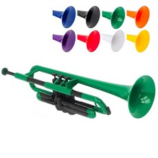 pInstruments 피인스트루먼트 플라스틱 관악기 트럼펫 pTrumpet 그린 PTRUMPET1G [], 상세페이지 참조, 1개