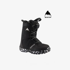 23/24 버튼 Kids' Grom BOA® Snowboard Boots_블랙(아동부츠), 1개