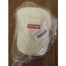 279118 슈프림 Ripple Corduroy 스몰 박스 6-Panel 캡 모자 화이트 FW20 Brand 2020 DS