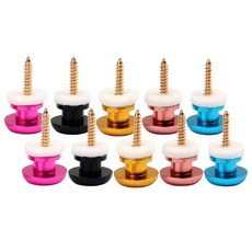 FWT 14x9mm / 0. 55x0. 35 10pcs 일렉트릭 기타베이스 스트랩 잠금 스트랩 잠금 버튼